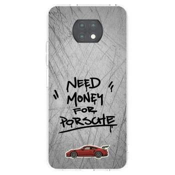 Picasee silikonski prozorni ovitek za Xiaomi Redmi Note 9T - Grey Drift