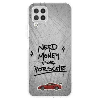 Picasee silikonski prozorni ovitek za Samsung Galaxy A22 A225F 4G - Grey Drift