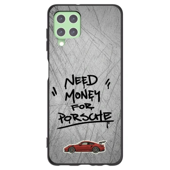 Picasee silikonski črni ovitek za Samsung Galaxy A22 A225F 4G - Grey Drift