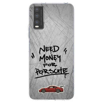 Picasee silikonski prozorni ovitek za Vivo Y20s - Grey Drift