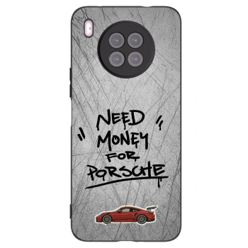 Picasee silikonski črni ovitek za Huawei Nova 8i - Grey Drift