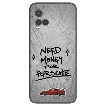 Picasee silikonski črni ovitek za Vivo Y33s - Grey Drift