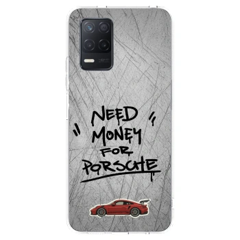 Picasee silikonski prozorni ovitek za Realme 8 5G - Grey Drift