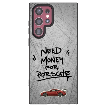 Picasee silikonski črni ovitek za Samsung Galaxy S22 Ultra 5G - Grey Drift