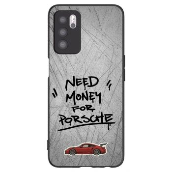 Picasee silikonski črni ovitek za OPPO A16s - Grey Drift
