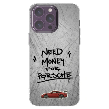 Picasee silikonski prozorni ovitek za Apple iPhone 14 Pro Max - Grey Drift