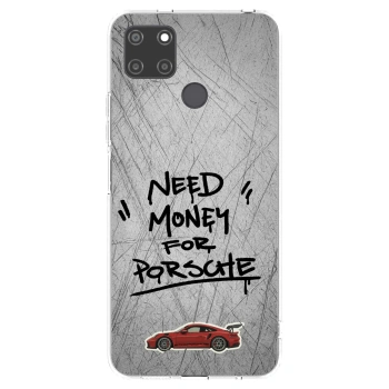 Picasee silikonski prozorni ovitek za Realme C21Y - Grey Drift