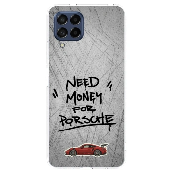 Picasee silikonski prozorni ovitek za Samsung Galaxy M53 5G - Grey Drift