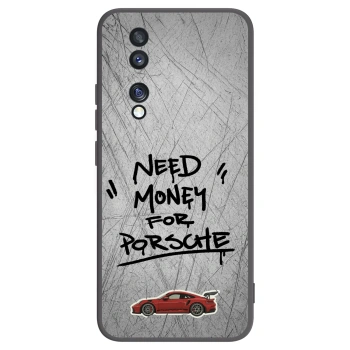 Picasee silikonski črni ovitek za Honor 70 - Grey Drift