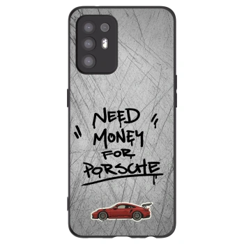 Picasee silikonski črni ovitek za OPPO A94 5G - Grey Drift