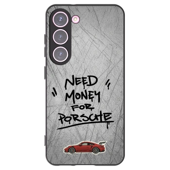 Picasee silikonski črni ovitek za Samsung Galaxy S23 5G - Grey Drift