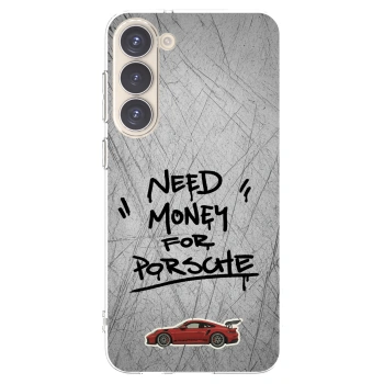 Picasee silikonski prozorni ovitek za Samsung Galaxy S23+ 5G - Grey Drift