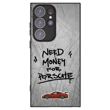 Picasee silikonski črni ovitek za Samsung Galaxy S23 Ultra 5G - Grey Drift