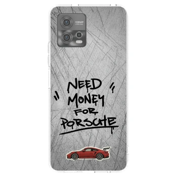 Picasee silikonski prozorni ovitek za Motorola Moto G72 - Grey Drift