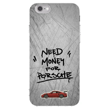 Picasee silikonski prozorni ovitek za Apple iPhone 6/6S - Grey Drift