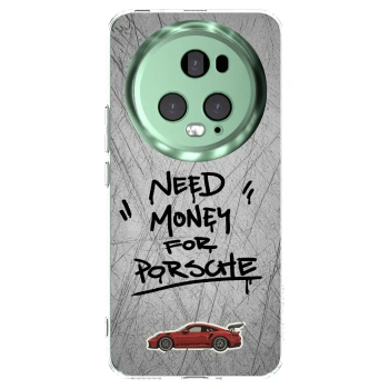 Picasee silikonski prozorni ovitek za Honor Magic5 Pro - Grey Drift