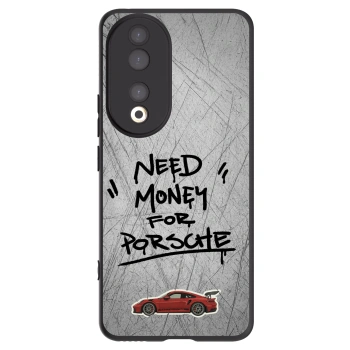 Picasee silikonski črni ovitek za Honor 90 5G - Grey Drift