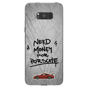 Picasee silikonski prozorni ovitek za Samsung Galaxy S8 G950F - Grey Drift