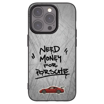 Picasee silikonski črni ovitek za Apple iPhone 15 Pro - Grey Drift