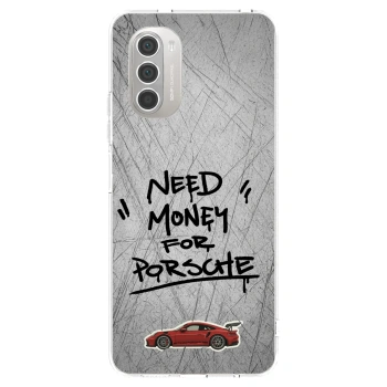 Picasee silikonski prozorni ovitek za Motorola Moto G51 - Grey Drift