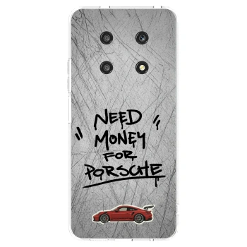 Picasee silikonski prozorni ovitek za Honor Magic4 Lite 5G - Grey Drift