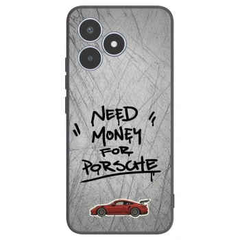 Picasee silikonski črni ovitek za Realme C53 - Grey Drift