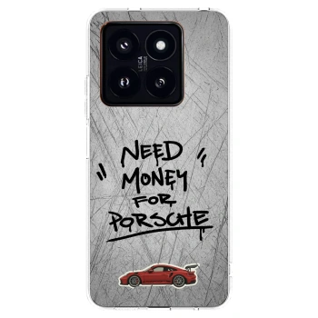 Picasee silikonski prozorni ovitek za Xiaomi 14 Pro - Grey Drift