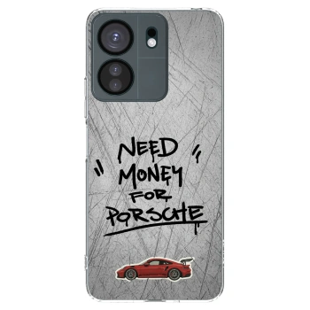 Picasee silikonski prozorni ovitek za Xiaomi Redmi 13C 4G - Grey Drift