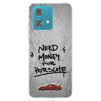 Picasee silikonski prozorni ovitek za Motorola Edge 40 Neo - Grey Drift