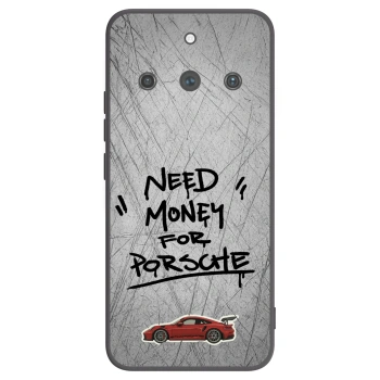 Picasee silikonski črni ovitek za Realme 11 Pro+ - Grey Drift