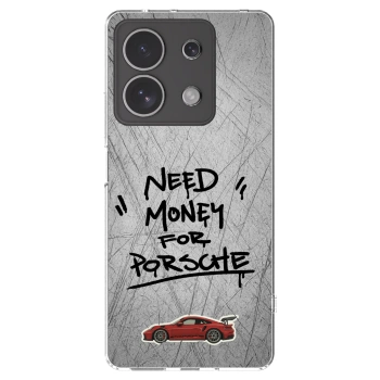 Picasee silikonski prozorni ovitek za Xiaomi Redmi Note 13 4G - Grey Drift
