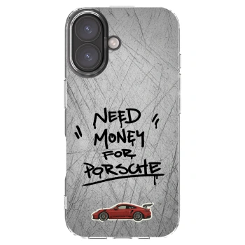 Picasee silikonski prozorni ovitek za Apple iPhone 16 - Grey Drift