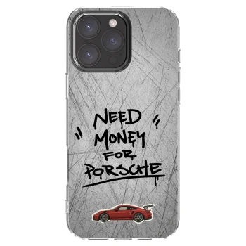 Picasee silikonski prozorni ovitek za Apple iPhone 16 Pro Max - Grey Drift