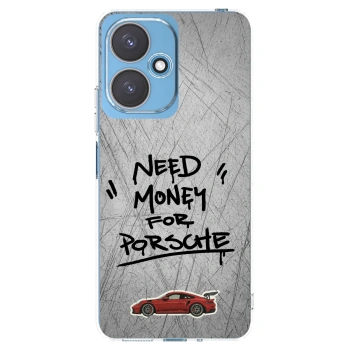 Picasee silikonski prozorni ovitek za Xiaomi Redmi 13C 5G - Grey Drift