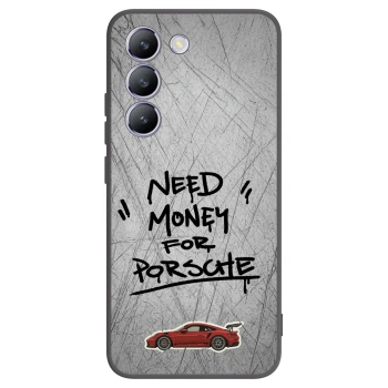 Picasee silikonski črni ovitek za Vivo V40 SE 5G - Grey Drift