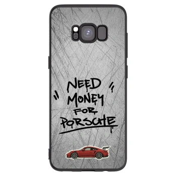 Picasee silikonski črni ovitek za Samsung Galaxy S8 G950F - Grey Drift