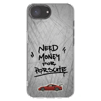 Picasee silikonski prozorni ovitek za Apple iPhone 16e - Grey Drift