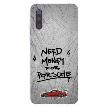 Picasee silikonski prozorni ovitek za Xiaomi Mi 9 - Grey Drift