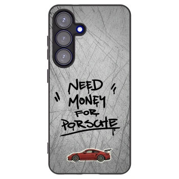 Picasee silikonski črni ovitek za Samsung Galaxy S25 5G - Grey Drift