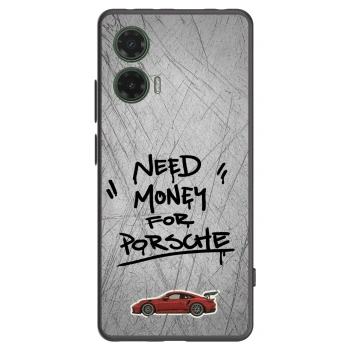 Picasee silikonski črni ovitek za Motorola Moto G35 5G - Grey Drift