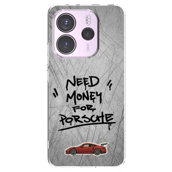 Picasee silikonski prozorni ovitek za Xiaomi Redmi Note 14 4G - Grey Drift