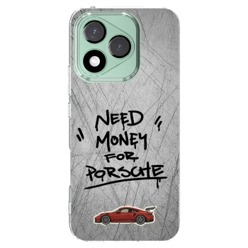 Picasee silikonski prozorni ovitek za Honor 400 Lite 5G - Grey Drift