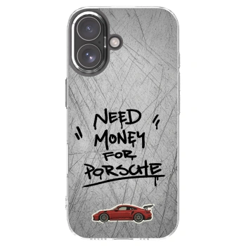 Picasee silikonski prozorni ovitek za Apple iPhone 17 - Grey Drift