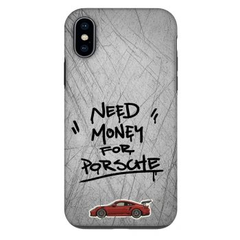 Ovitek za Apple iPhone X/XS - Grey Drift