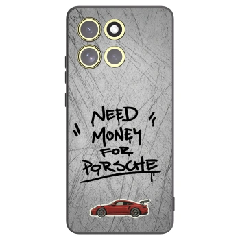 Picasee silikonski črni ovitek za Motorola Moto G86 5G - Grey Drift