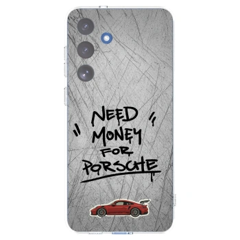 Picasee silikonski prozorni ovitek za Samsung Galaxy S25 FE 5G - Grey Drift