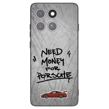 Picasee silikonski črni ovitek za Motorola Edge 60 Fusion - Grey Drift