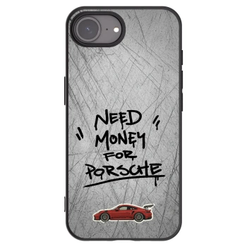 Picasee silikonski črni ovitek za Apple iPhone 17e - Grey Drift