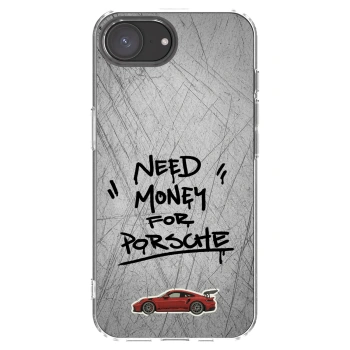 Picasee silikonski prozorni ovitek za Apple iPhone 17e - Grey Drift