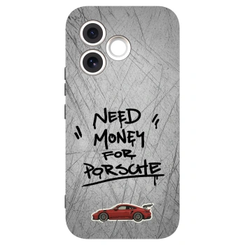 Picasee silikonski črni ovitek za Honor 600 Lite - Grey Drift